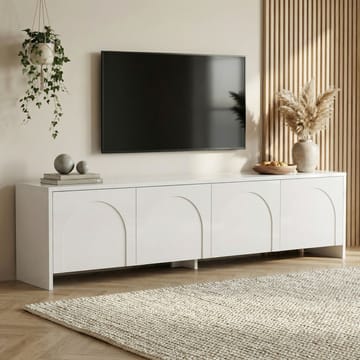 Nomira TV-benk 180 cm - Hvit - Møbler - Mediamøbel & tv møbel - TV-benk & mediabenk