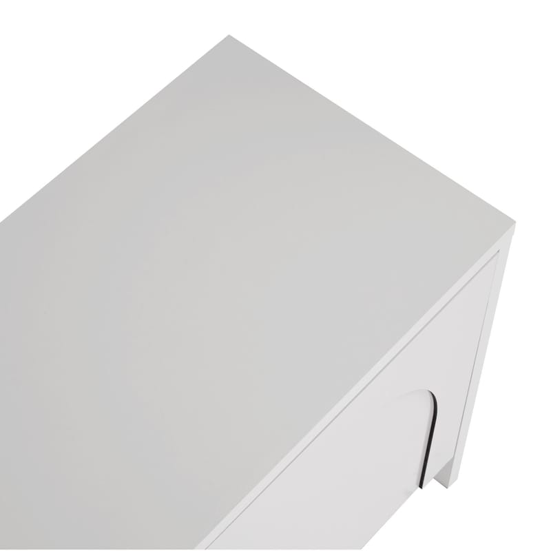 Nomira TV-benk 180 cm - Hvit - Møbler - Mediamøbel & tv møbel - Mediestativ & veggfeste