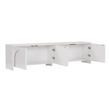 Nomira TV-benk 180 cm - Hvit - Møbler - Mediamøbel & tv møbel - TV-benk & mediabenk