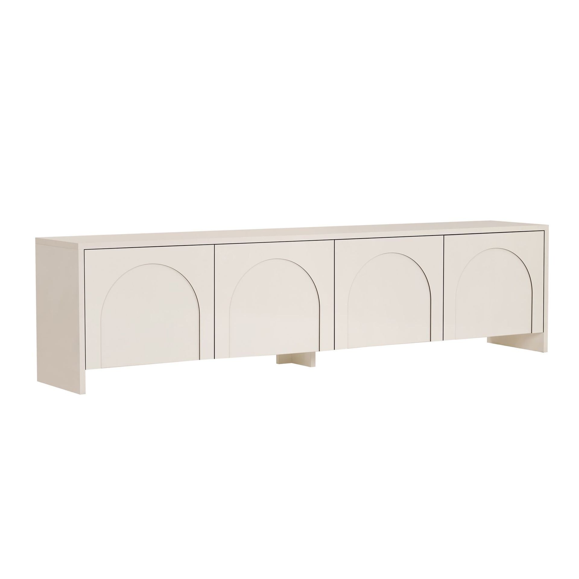 Nomira TV-benk 180 cm - Krem