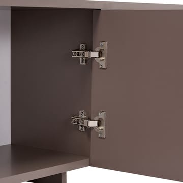 Nomira TV-benk 180 cm med Oppbevaring i Malt Tre - Taupe - Møbler - Mediamøbel & tv møbel - TV-benk & mediabenk