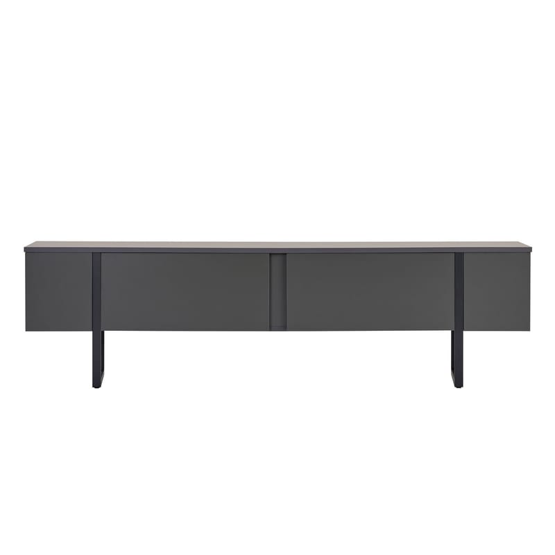 Nopira TV-benk 180 cm - Antrasitt og svart - Møbler - Mediamøbel & tv møbel - Mediestativ & veggfeste