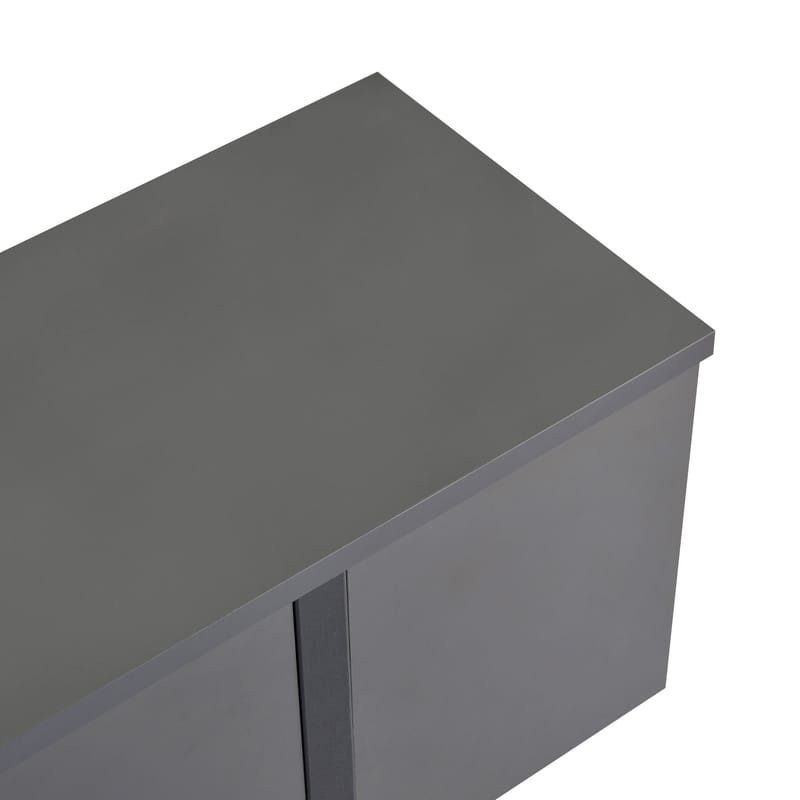 Nopira TV-benk 180 cm - Antrasitt og svart - Møbler - Mediamøbel & tv møbel - Mediestativ & veggfeste