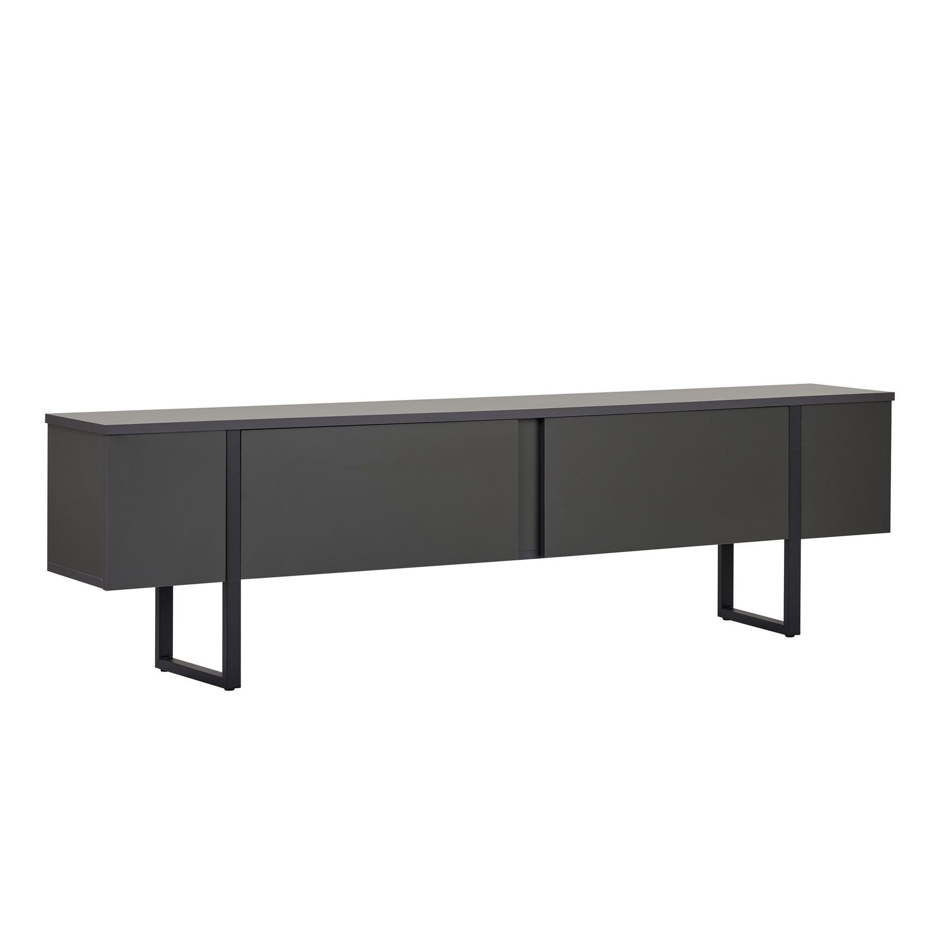 Nopira TV-benk 180 cm - Antrasitt/Svart