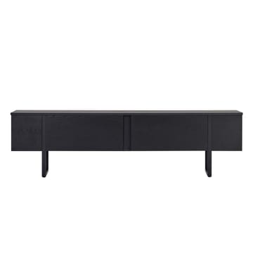 Nopira TV-benk 180 cm - Wood Black og Black - Møbler - Mediamøbel & tv møbel - TV-benk & mediabenk