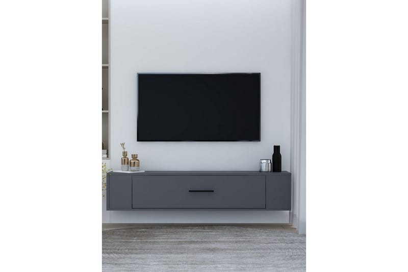 Noxen TV-benk 120x26 cm - Antrasitt - Møbler - Mediamøbel & tv møbel - Mediestativ & veggfeste