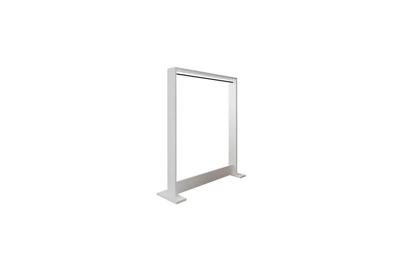 Olyric TV-hylle 124 cm - Hvit - Oppbevaring - Klesoppbevaring - Stumtjener - Klesstativ