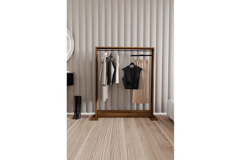 Olyric TV-hylle 124 cm - Valnøtt - Møbler - Mediamøbel & tv møbel - TV-hylle