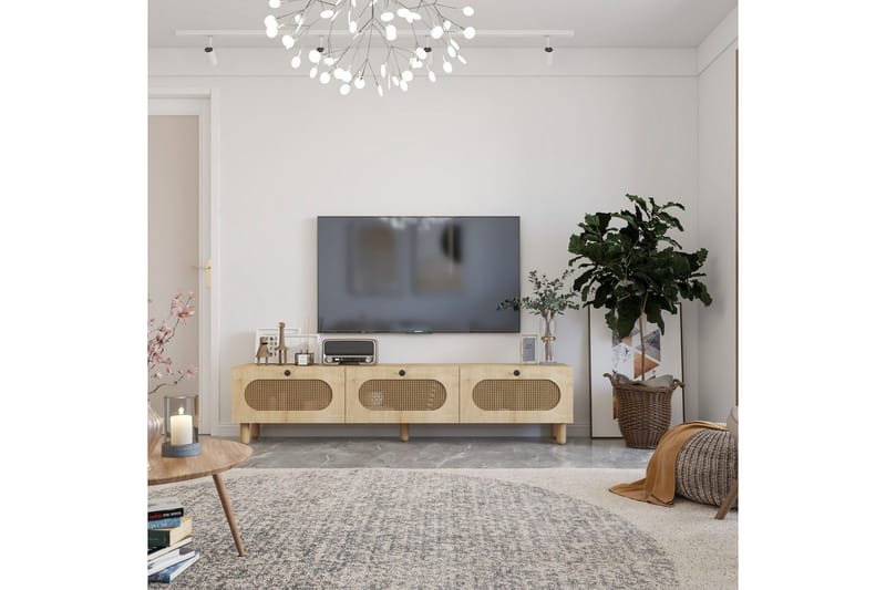 Ossin TV-benk 180 cm - Eik - Møbler - Mediamøbel & tv møbel - TV-benk & mediabenk