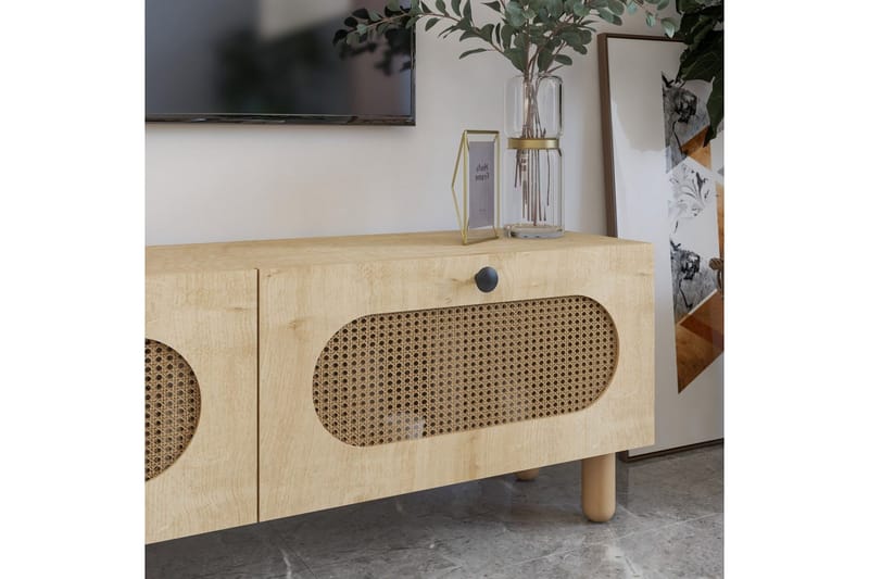 Ossin TV-benk 180 cm - Eik - Møbler - Mediamøbel & tv møbel - TV-benk & mediabenk