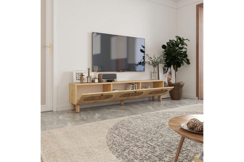 Ossin TV-benk 180 cm - Eik - Møbler - Mediamøbel & tv møbel - TV-benk & mediabenk