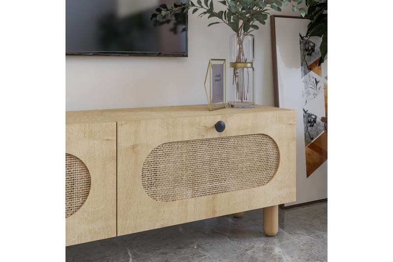 Ossin TV-benk 180 cm - Eik - Møbler - Mediamøbel & tv møbel - TV-benk & mediabenk