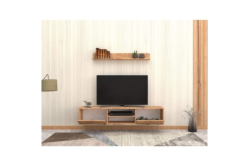 Palgrave TV-hylle 180 cm - Eik - Møbler - Mediamøbel & tv møbel - TV-hylle