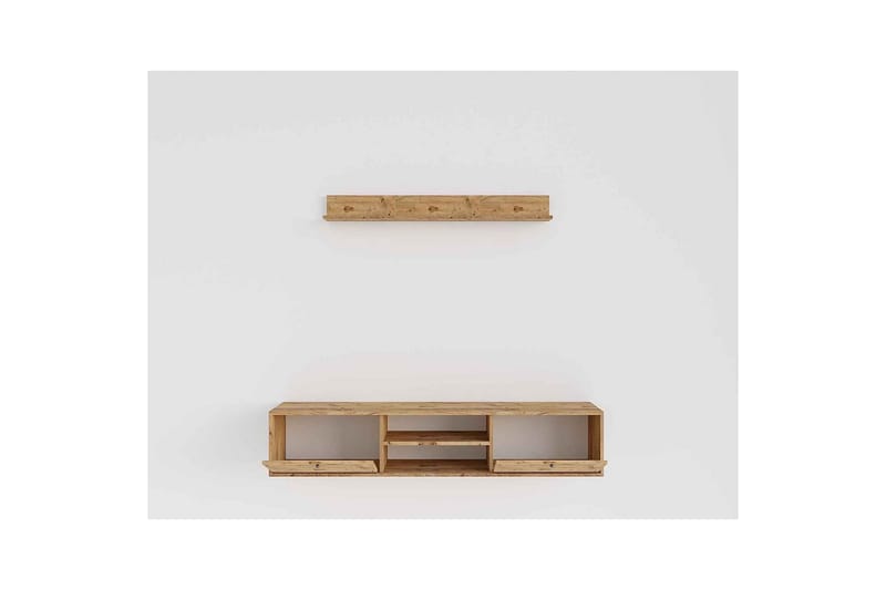 Palgrave TV-hylle 180 cm - Eik - Møbler - Mediamøbel & tv møbel - TV-hylle