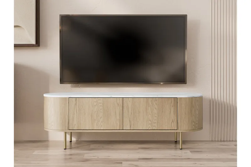 Pantego Tv-Benk 139x40 cm - Brun - Møbler - Mediamøbel & tv møbel - TV-benk & mediabenk