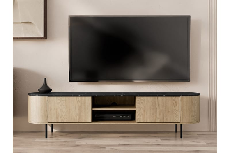 Pantego Tv-Benk 184x40 cm - Brun - Møbler - Mediamøbel & tv møbel - TV-benk & mediabenk