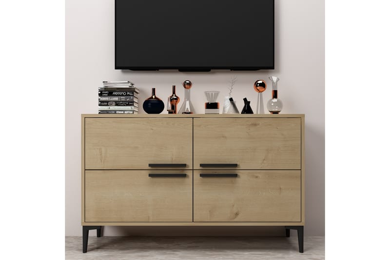 Patro TV-benk 120 cm - Eik - Møbler - Mediamøbel & tv møbel - TV-benk & mediabenk