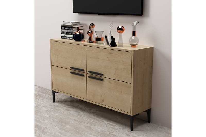 Patro TV-benk 120 cm - Eik - Møbler - Mediamøbel & tv møbel - TV-benk & mediabenk
