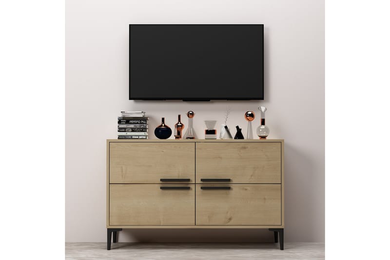Patro TV-benk 120 cm - Eik - Møbler - Mediamøbel & tv møbel - TV-benk & mediabenk