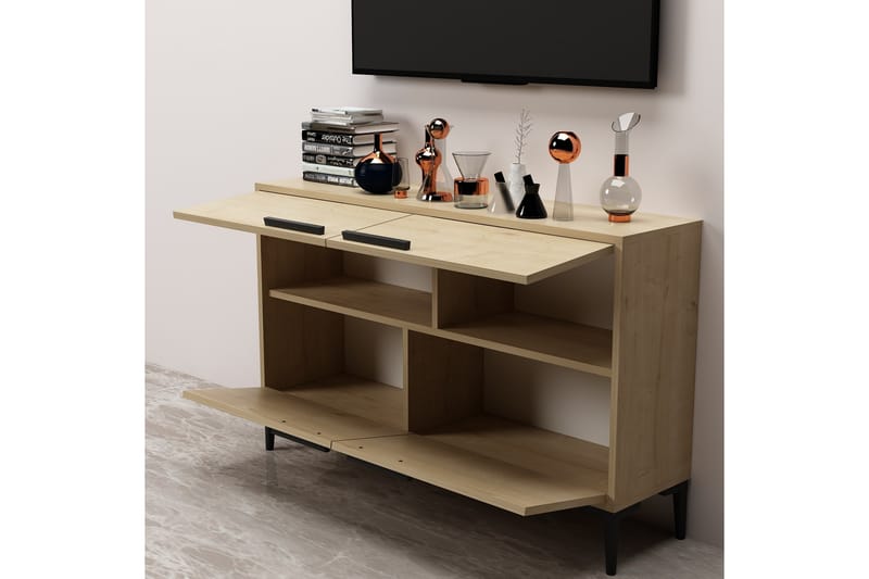 Patro TV-benk 120 cm - Eik - Møbler - Mediamøbel & tv møbel - TV-benk & mediabenk