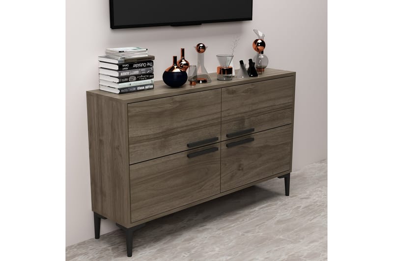Patro TV-benk 120 cm - Valnøtt - Møbler - Mediamøbel & tv møbel - TV-benk & mediabenk