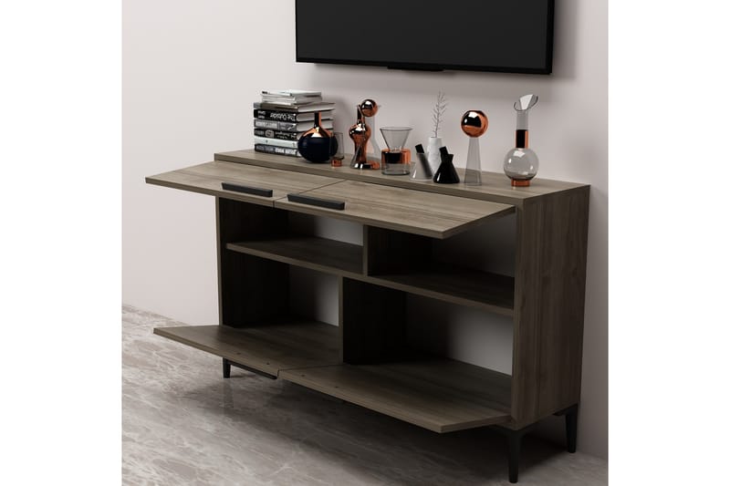 Patro TV-benk 120 cm - Valnøtt - Møbler - Mediamøbel & tv møbel - TV-benk & mediabenk