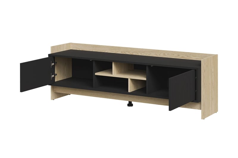 Polina TV-benk 150 cm - Brun / Svart - Møbler - Mediamøbel & tv møbel - TV-benk & mediabenk