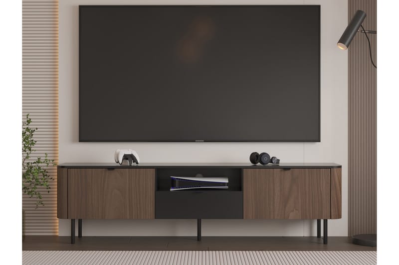 Pollena Tv-Benk 200x39 cm - Beige - Møbler - Mediamøbel & tv møbel - TV-benk & mediabenk