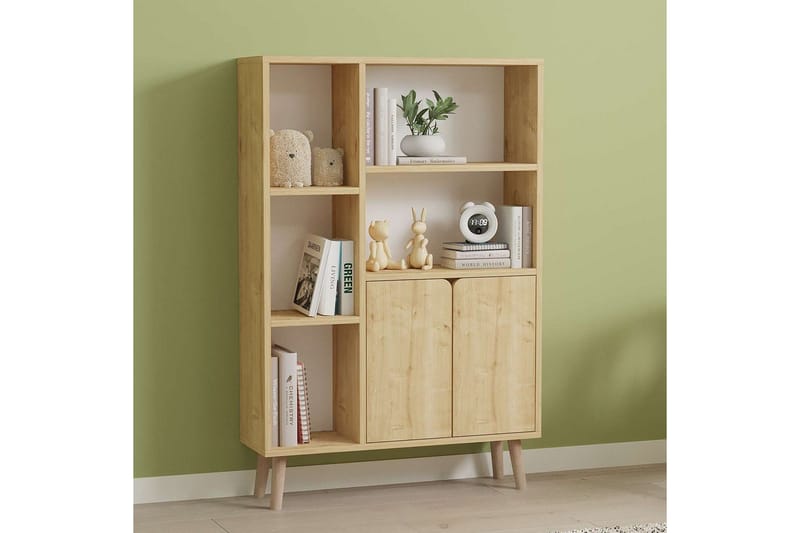 Quorana Bokhylle 25 cm - Eik - Oppbevaring - Hyller - Bokhylle