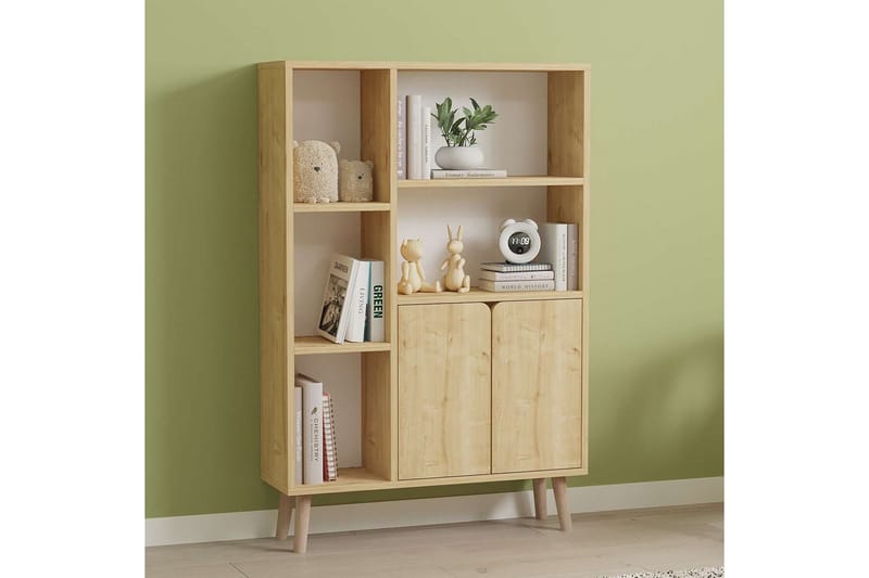 Quorana Bokhylle 25 cm - Eik - Oppbevaring - Hyller - Bokhylle