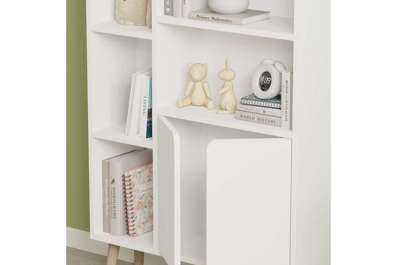 Quorana Bokhylle 25 cm - Hvit - Oppbevaring - Hyller - Bokhylle