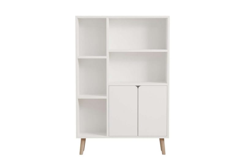 Quorana Bokhylle 25 cm - Hvit - Oppbevaring - Hyller - Bokhylle