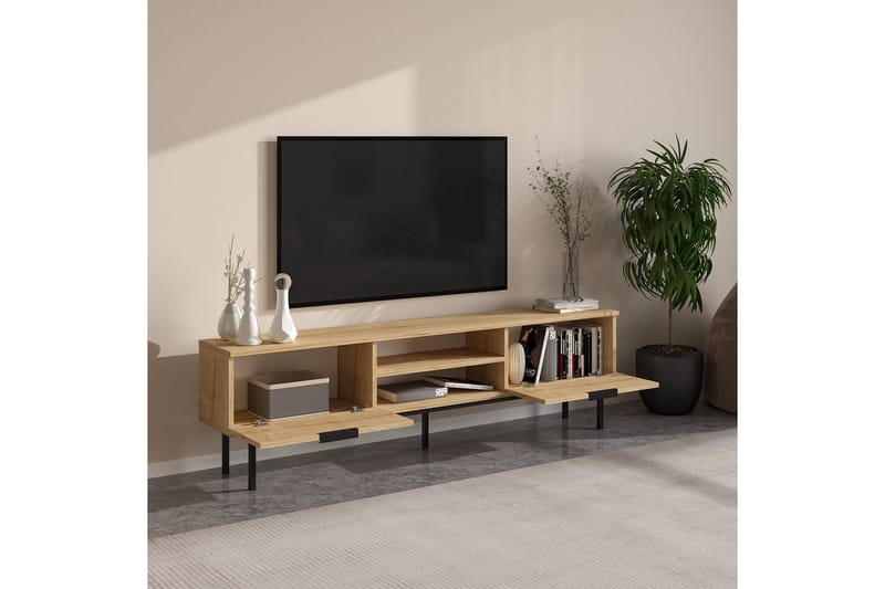 Ranjit TV-benk 180 cm - Natur - Møbler - Mediamøbel & tv møbel - TV-benk & mediabenk