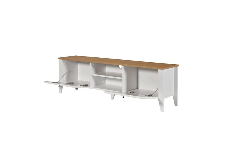 Ranko TV-benk 160 cm - Hvit - Møbler - Mediamøbel & tv møbel - TV-benk & mediabenk