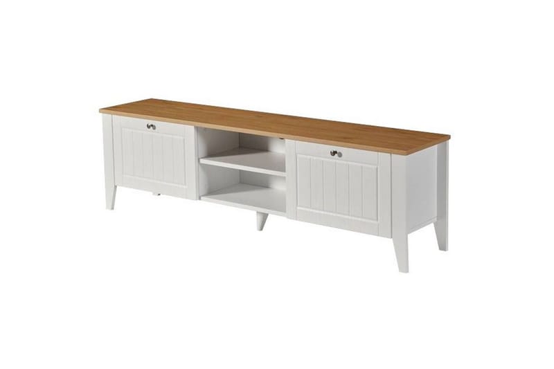 Ranko TV-benk 160 cm - Hvit - Møbler - Mediamøbel & tv møbel - TV-benk & mediabenk