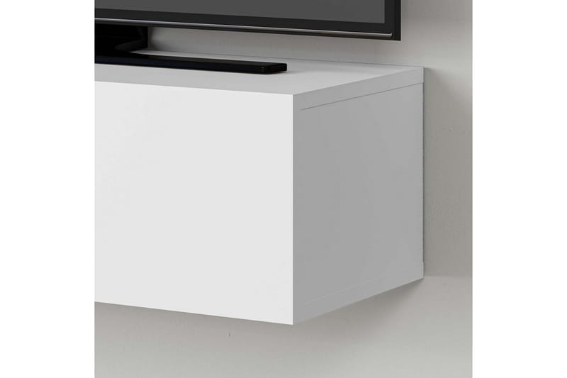 Rasab TV-benk 135 cm - Hvit - Møbler - Mediamøbel & tv møbel - TV-benk & mediabenk
