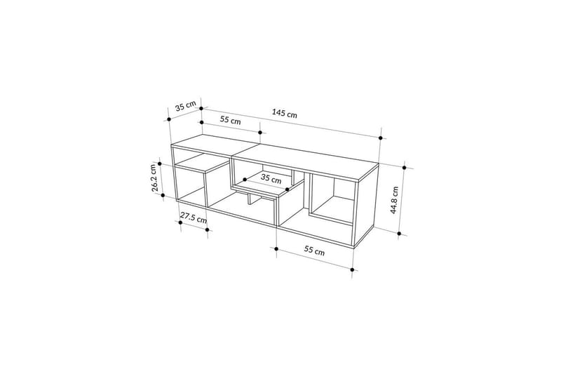 Ravena TV-benk 145 cm - Multifarget - Møbler - Mediamøbel & tv møbel - TV-benk & mediabenk