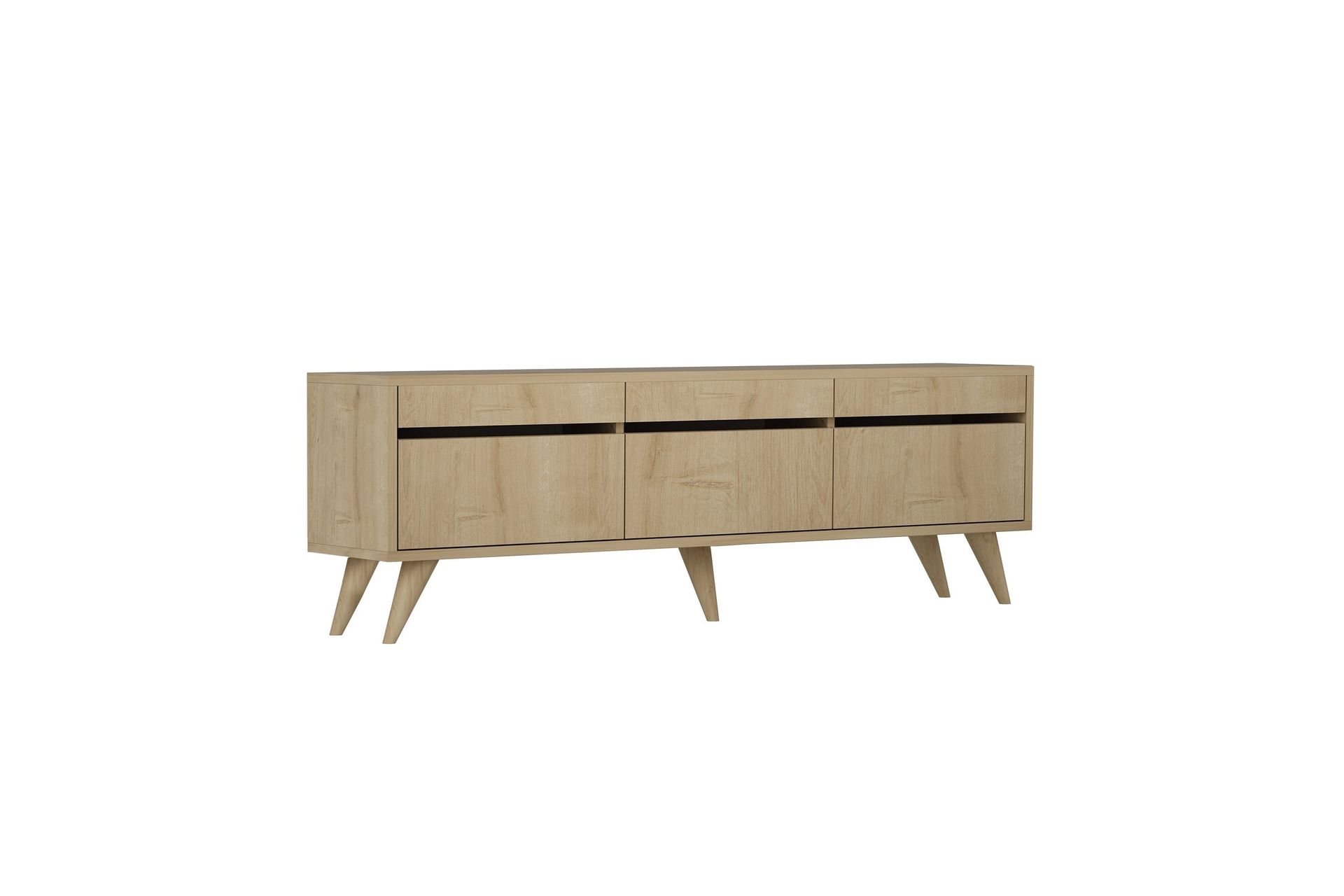 Relento TV-benk 150 cm - Eik - Møbler - Mediamøbel & tv møbel - TV-benk & mediabenk
