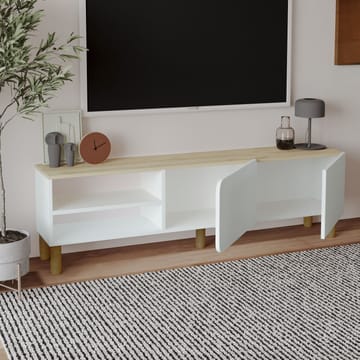 Relento TV-benk 150 cm - hvit, Sapphire-eik - Møbler - Mediamøbel & tv møbel - TV-benk & mediabenk