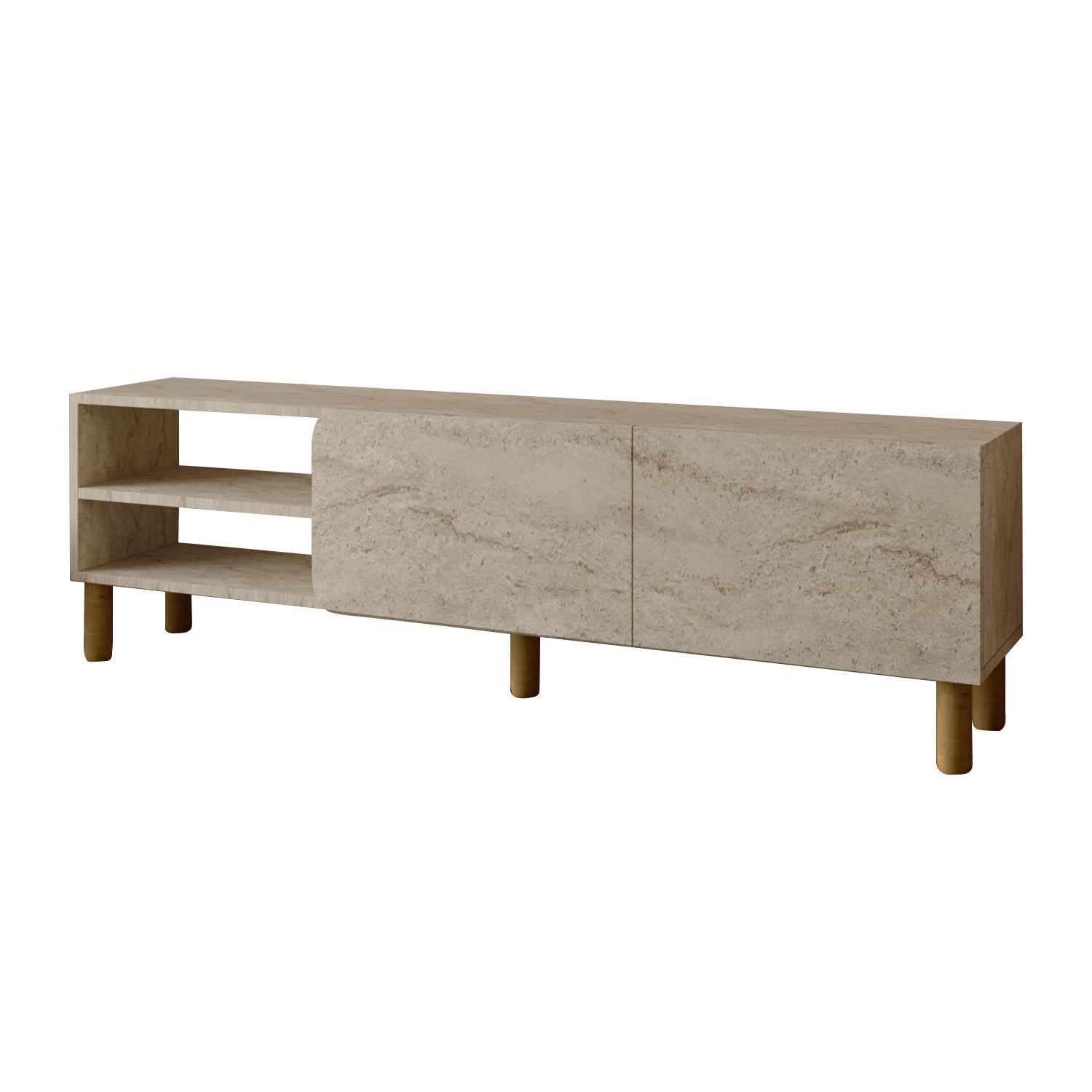 Relento TV-benk 150 cm - travertin