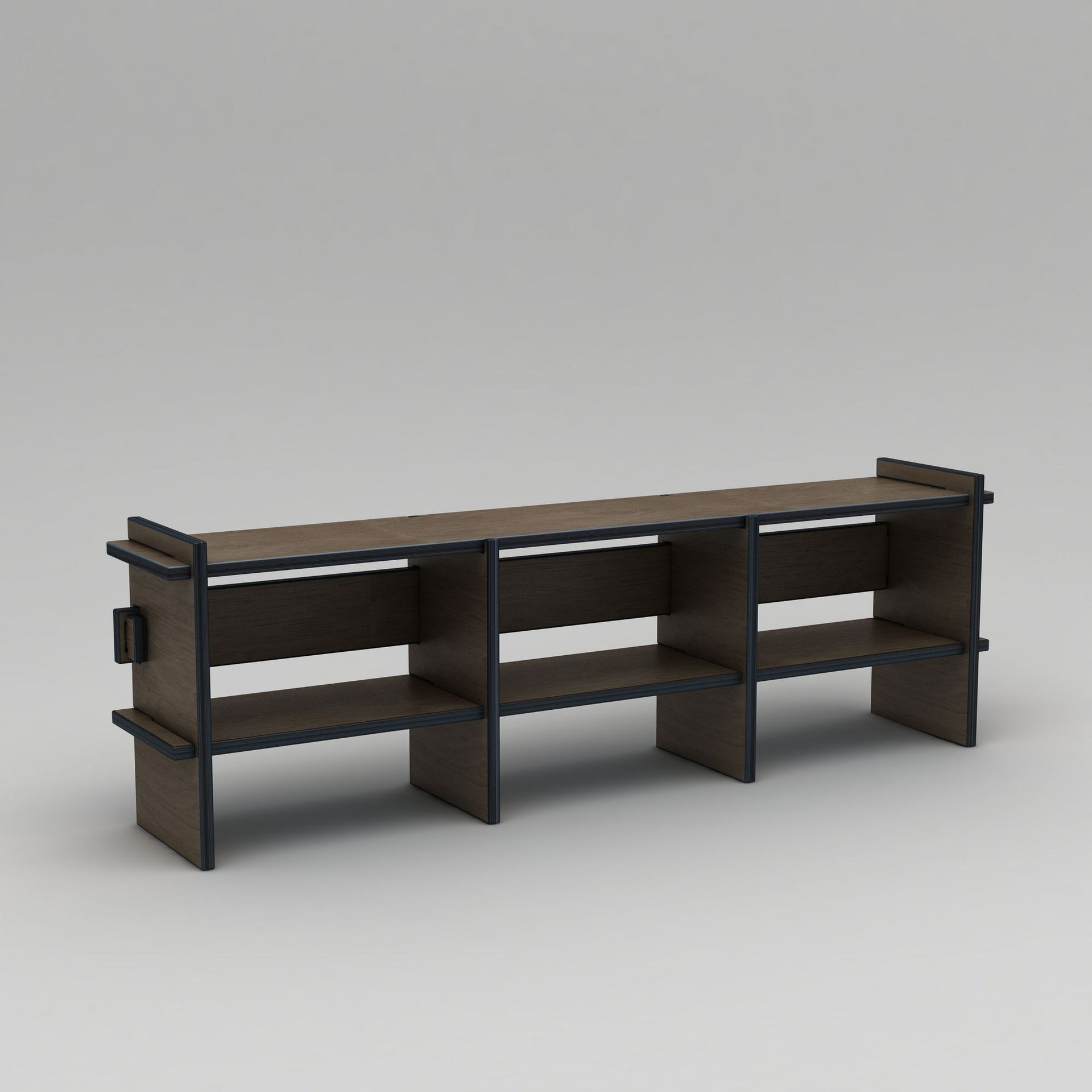 Ropira TV-benk 220 cm - Valnøtt
