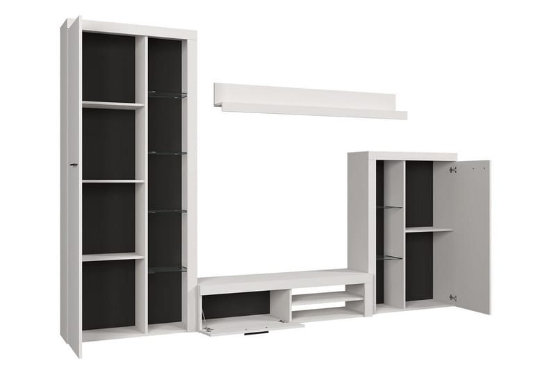 Rumba TV-møbelsett - Beige / Grå - Møbler - Mediamøbel & tv møbel - TV-møbelsett
