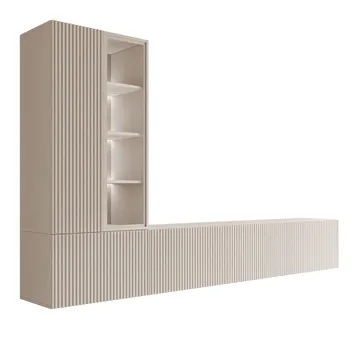 Rylar TV-veggmøbel - beige - Møbler - Mediamøbel & tv møbel - TV-møbelsett