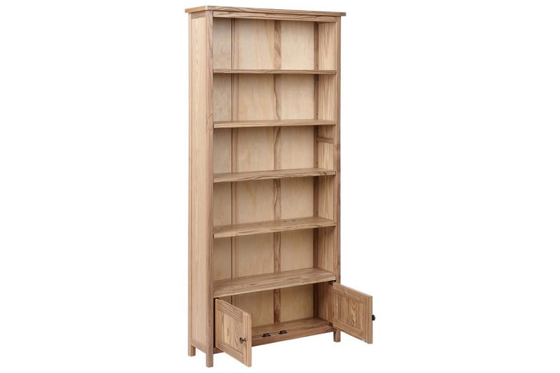 Salton Bokhylle 85 cm i Eik - Lysebrun - Oppbevaring - Hyller - Bokhylle