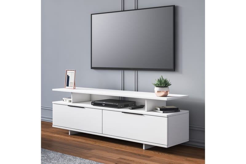 Sanjati Tv-benk 150 cm - Hvit - TV-benk & mediabenk