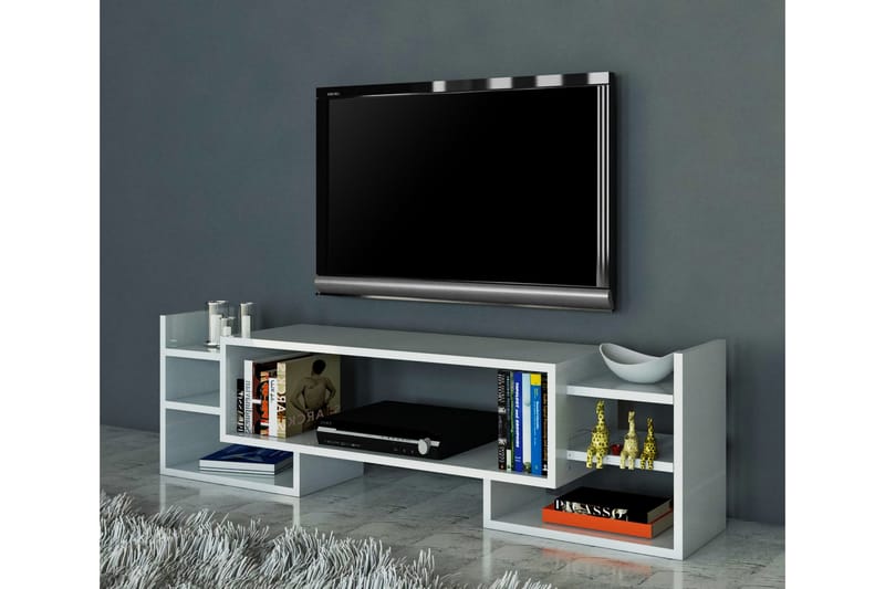 Semour TV-benk 90 cm - Hvit - TV-benk & mediabenk