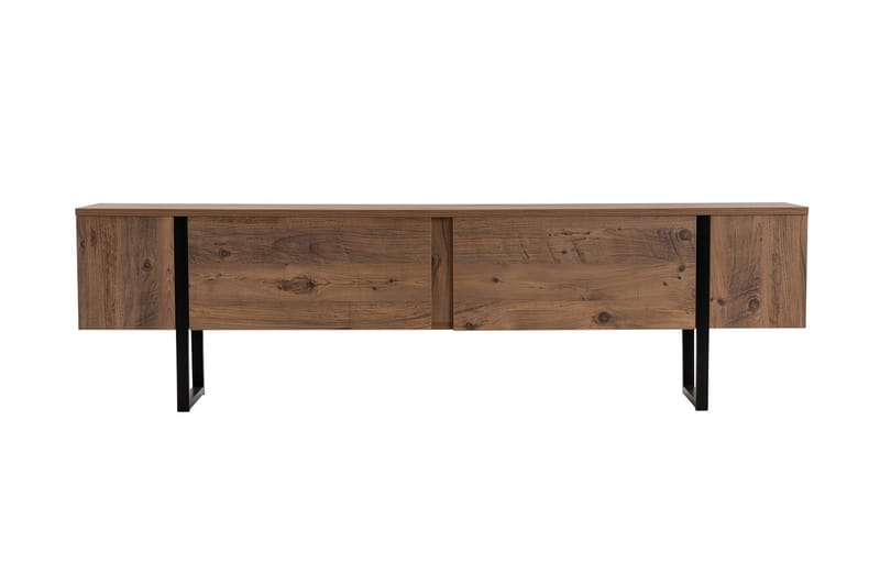 Serenity Tv-benk 180x30 cm - Tre/Svart - Møbler - Mediamøbel & tv møbel - TV-benk & mediabenk