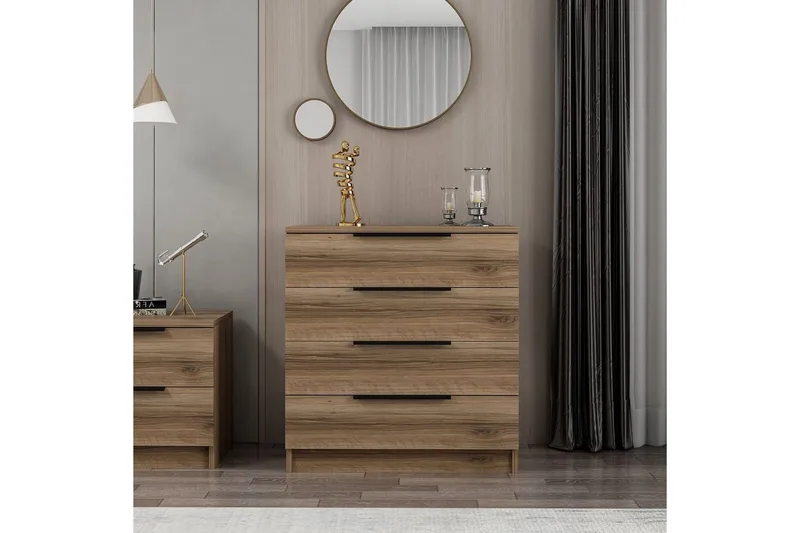 Serin TV-skap 73 cm - Valnøtt - Oppbevaring - Oppbevaringsmøbler - Kommode - Entrekommode