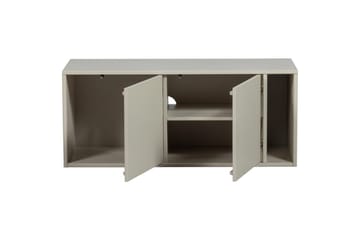 Settle Gulvstående TV-benk 108 cm med Oppbevaring i Furu - Lys Beige - Møbler - Mediamøbel & tv møbel - TV-benk & mediabenk