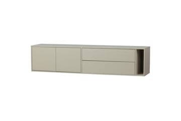 Settle Vegghengt TV-benk 200 cm med Oppbevaring i Furu - Sandbeige - Møbler - Mediamøbel & tv møbel - TV-benk & mediabenk